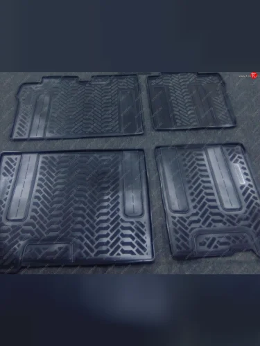 Коврики салона Aileron (2-ой и 3-ий ряд) Hyundai Starex/Grand Starex/H1 TQ 2-ой рестайлинг (2017-2022)