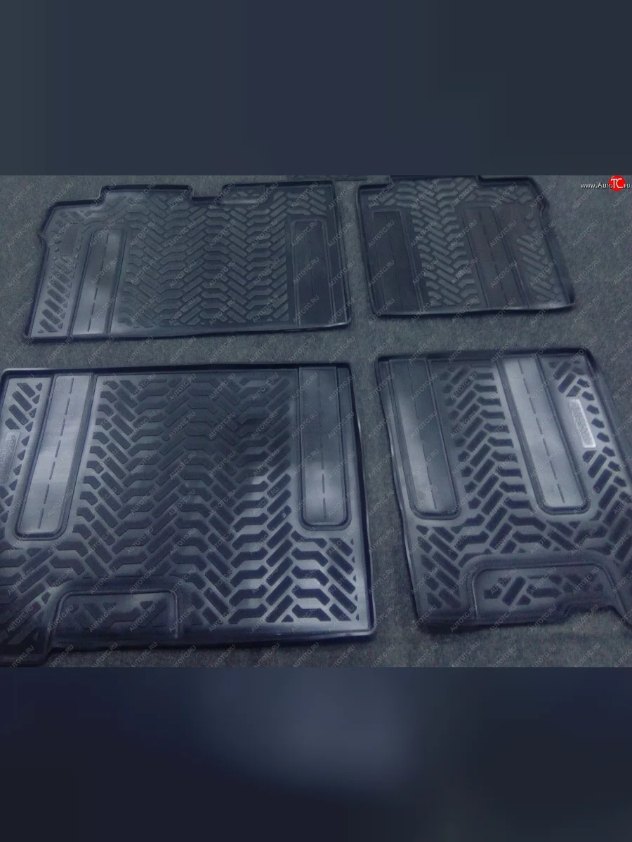 Коврики салона Aileron (2-ой и 3-ий ряд) Hyundai Starex/Grand Starex/H1 TQ 2-ой рестайлинг (2017-2022)  в Керчи Республика Крым