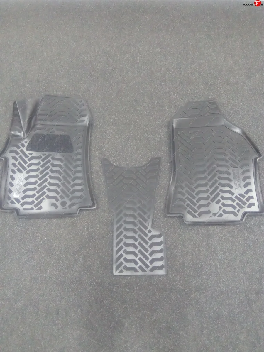 Коврики салона Aileron, передние (3D с подпятником) Hyundai Starex/Grand Starex/H1 TQ 2-ой рестайлинг (2017-2022)  с доставкой в г. Керчь