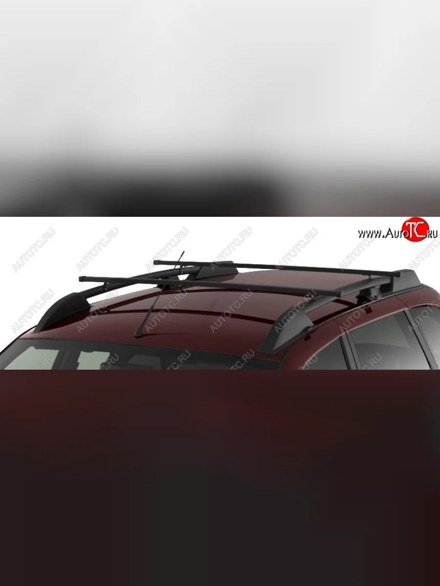 Рейлинги усиленные с поперечинами Petroil Tuning  Лада ВАЗ  Гранта  2190, Гранта Спорт ( 2191,  2190), Калина  1118 (Черный муар)  в Самаре Самарской области