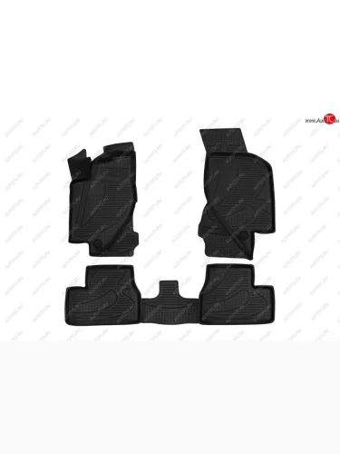 Комплект ковриков в салон с повышенной износостойкостью Format Лада ВАЗ Гранта 2190 седан  дорестайлинг (2011-2017)