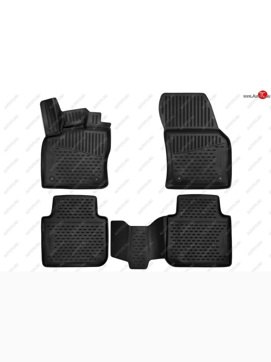 Комплект 3D ковриков в салон с повышенной износостойкостью Format  Skoda Kodiaq (2017-2021) 1 NS7  в Керчи Республика Крым