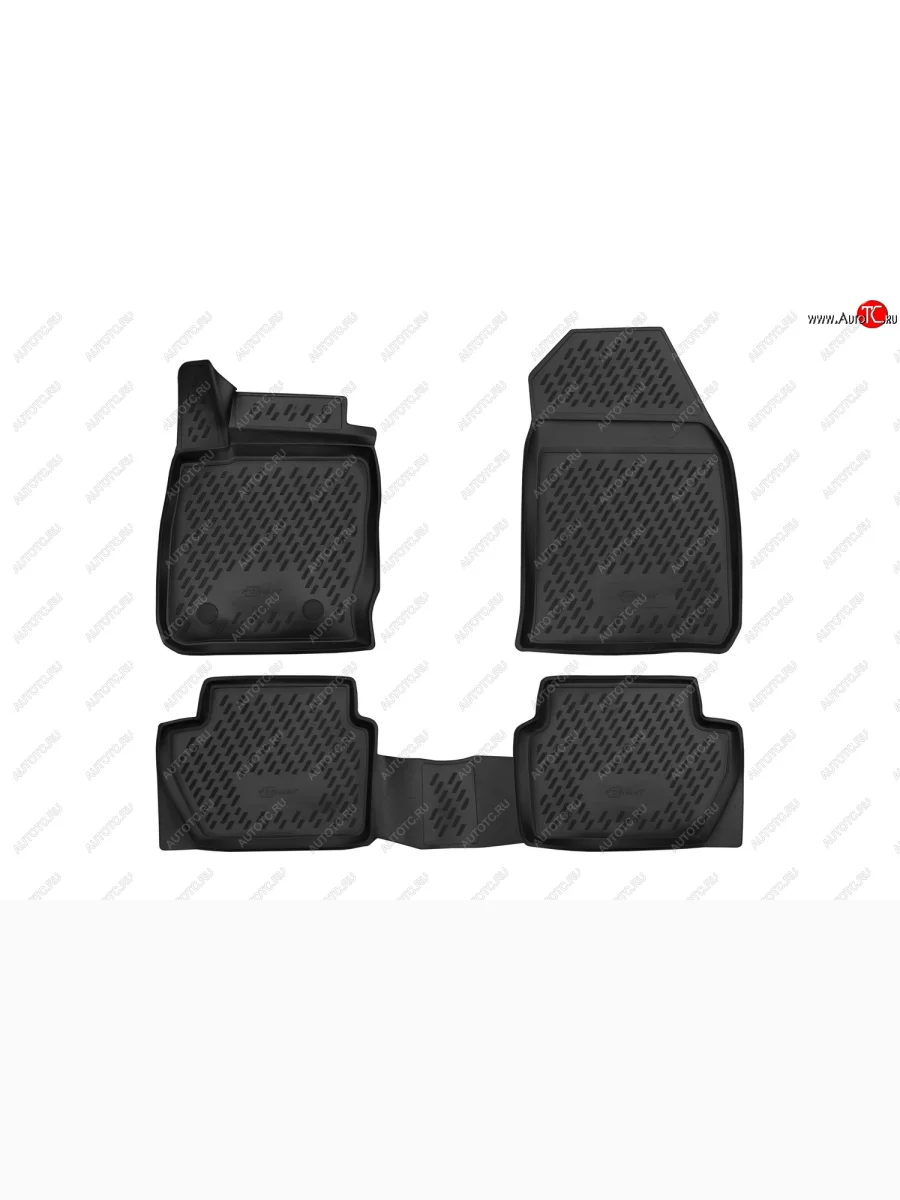 Комплект ковриков в салон с повышенной износостойкостью Format Ford EcoSport B515 рестайлинг (2017-2019)  с доставкой в г. Керчь