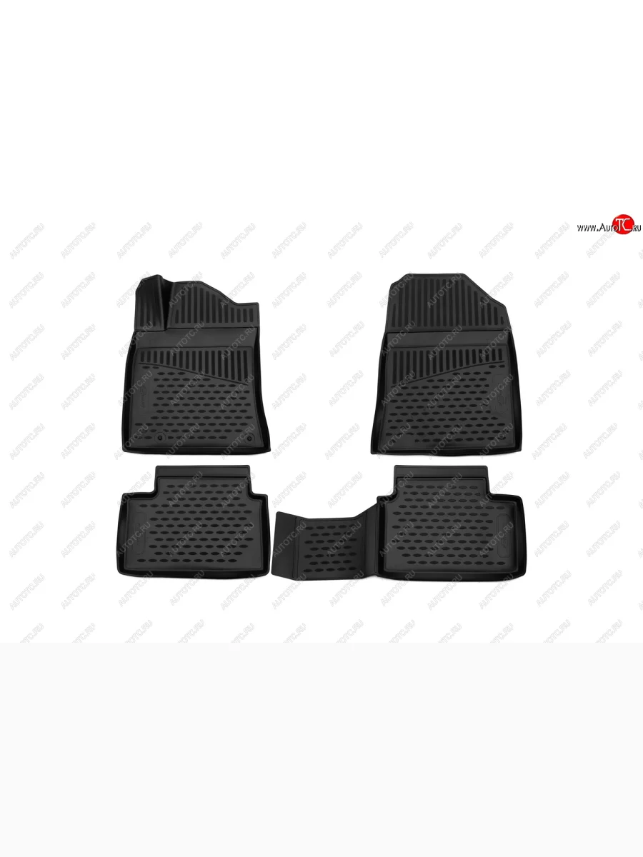 Комплект 3D ковриков в салон с повышенной износостойкостью Format KIA Ceed 3 CD хэтчбэк (2018-2025)  с доставкой в г. Керчь