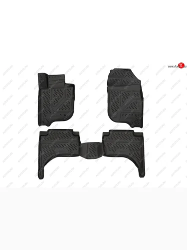 Комплект ковриков в салон с повышенной износостойкостью Format Mitsubishi L200 5 KK,KL дорестайлинг (2015-2019)