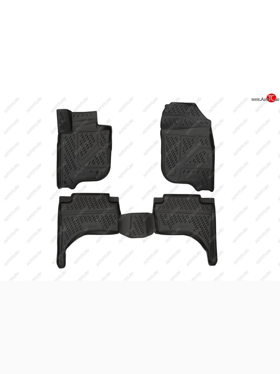 Комплект ковриков в салон с повышенной износостойкостью Format Mitsubishi L200 5 KK,KL дорестайлинг (2015-2019)  в Перми Пермском крае