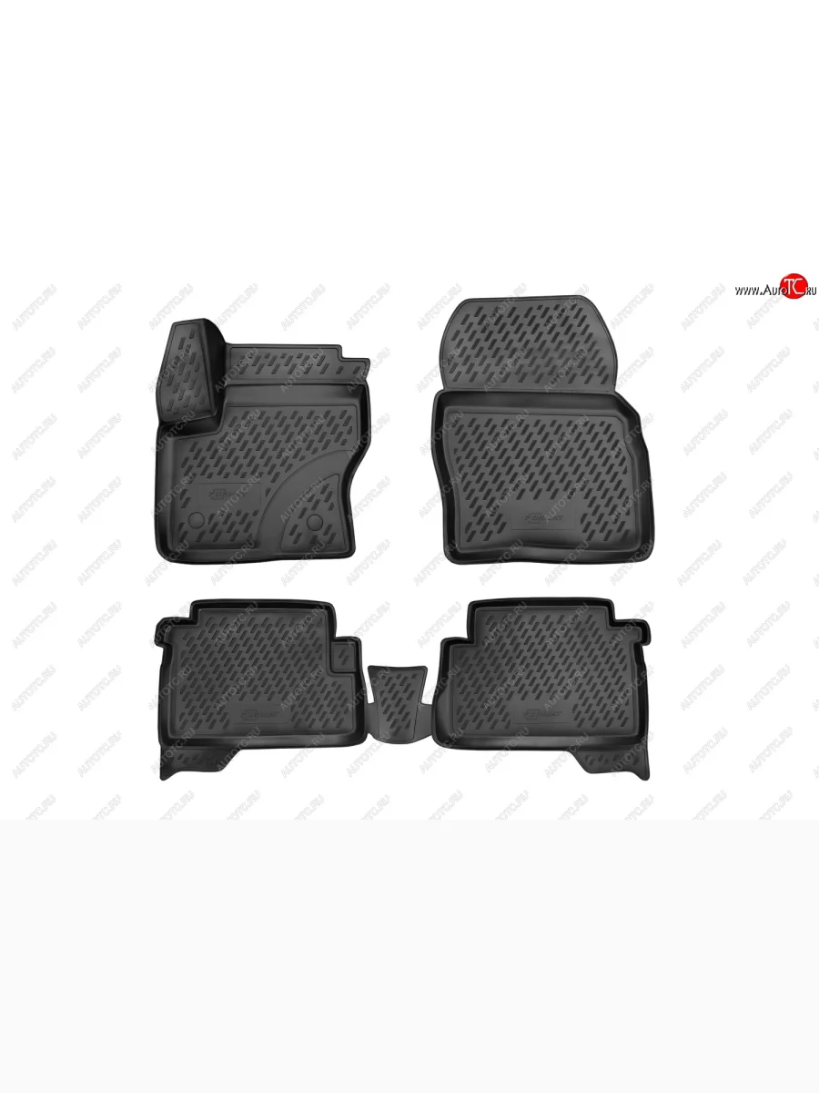 Комплект ковриков в салон с повышенной износостойкостью Format Ford Kuga 2 дорестайлинг (2013-2016)  с доставкой в г. Керчь
