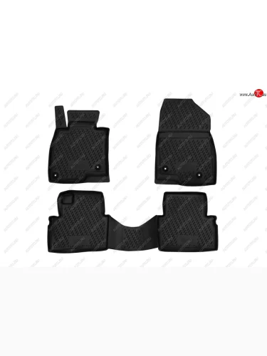 Комплект ковриков в салон с повышенной износостойкостью Format Mazda 3/Axela BM дорестайлинг, хэтчбэк (2013-2016)