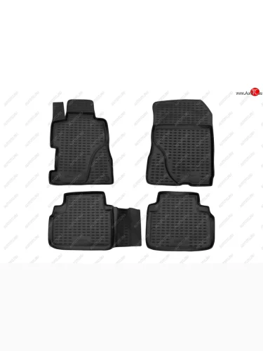 Комплект ковриков в салон с повышенной износостойкостью Format Honda Civic FD седан дорестайлинг (2005-2008)