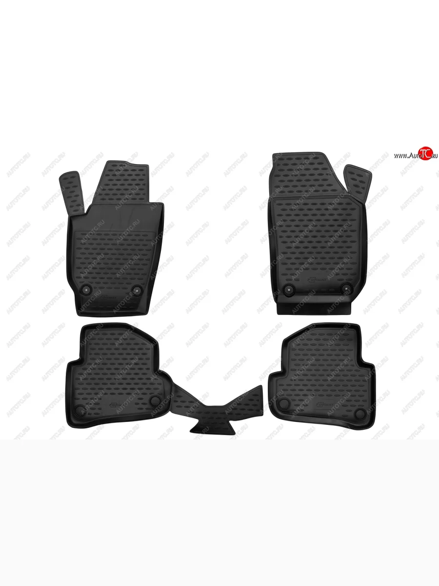 Комплект ковриков в салон с повышенной износостойкостью Format Skoda Fabia Mk2 универсал дорестайлинг (2007-2010)  с доставкой в г. Керчь
