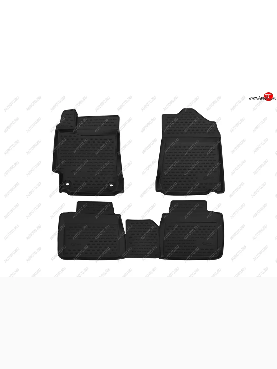 Комплект 3D ковриков в салон с повышенной износостойкостью Format  Toyota Camry (2014-2018) XV55  в Керчи Республика Крым
