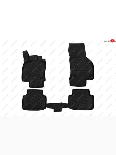 Комплект ковриков в салон с повышенной износостойкостью Format Volkswagen Passat ( B8,  B8.5) (2015-2025) седан дорестайлинг, универсал дорестайлинг, седан рестайлинг, универсал рестайлинг