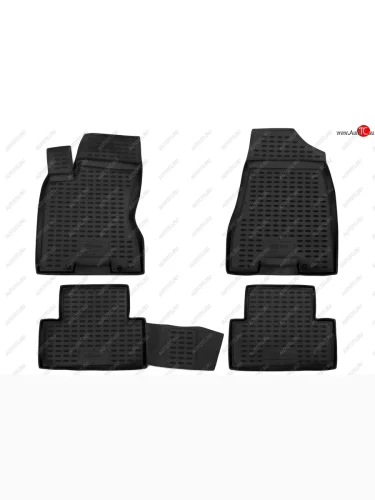 Комплект ковриков в салон с повышенной износостойкостью Format Nissan X-trail 2 T31 дорестайлинг (2007-2011)