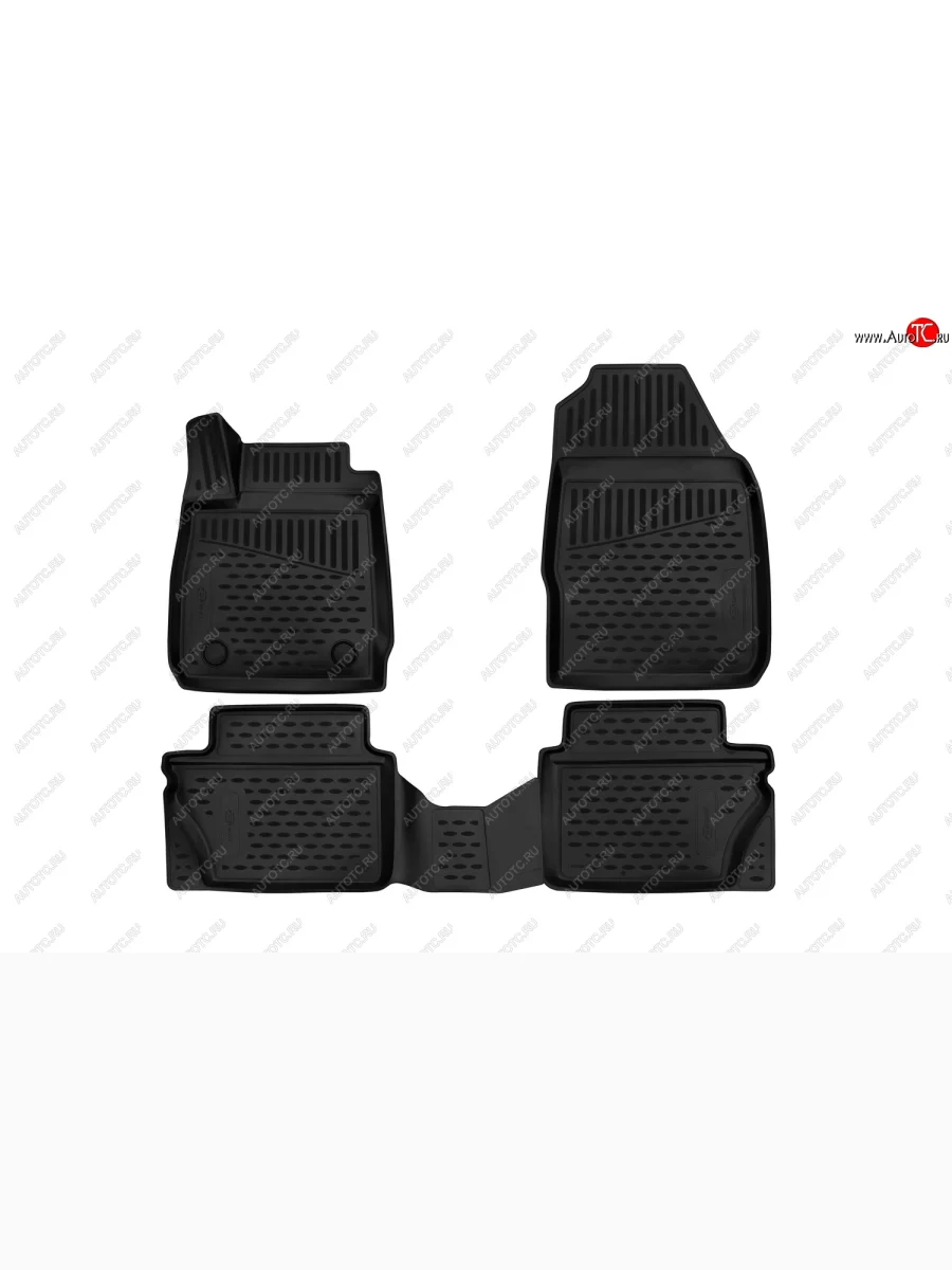 Комплект 3D ковриков в салон с повышенной износостойкостью Format  Ford Fiesta (2012-2019) 6  в Керчи Республика Крым