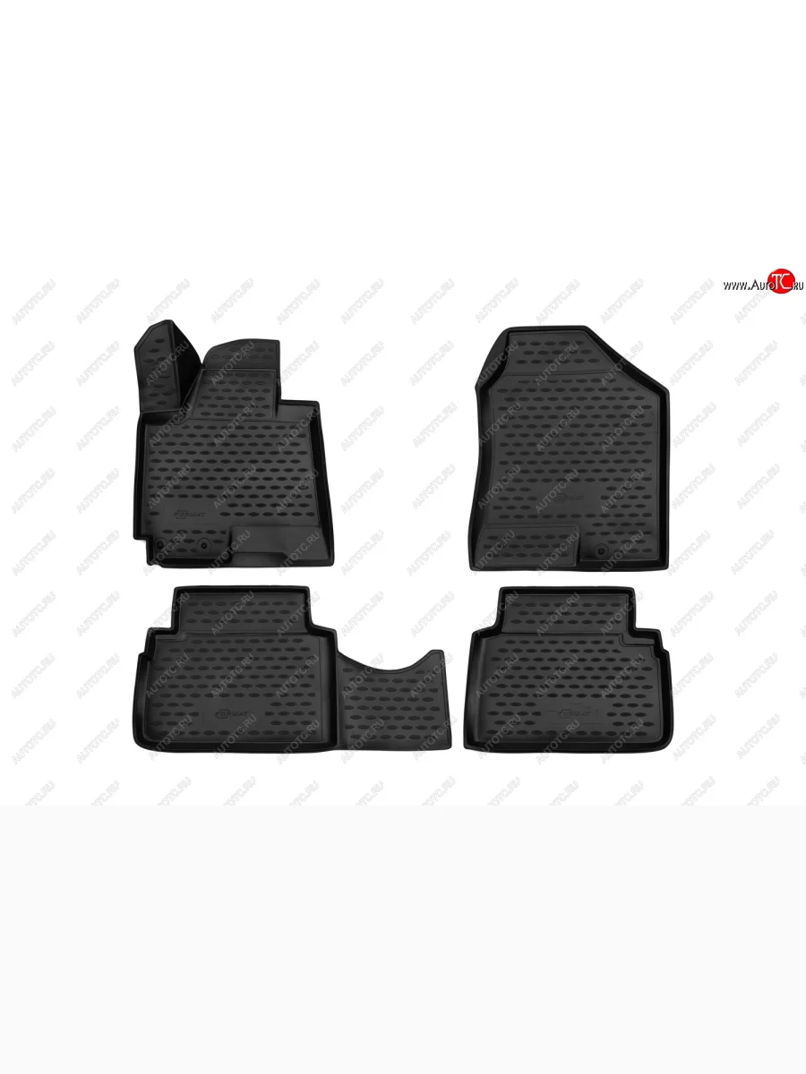 Комплект 3D ковриков в салон с повышенной износостойкостью Format Hyundai IX35 LM дорестайлинг (2009-2013)  в Перми Пермском крае