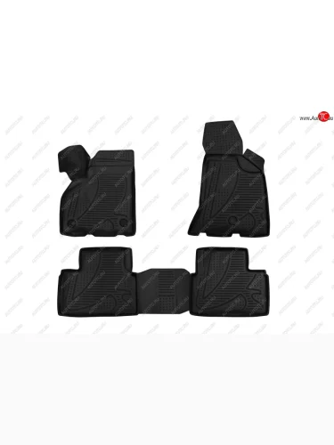Комплект ковриков в салон с повышенной износостойкостью Format Лада ВАЗ Приора 2170 седан дорестайлинг (2007-2014)