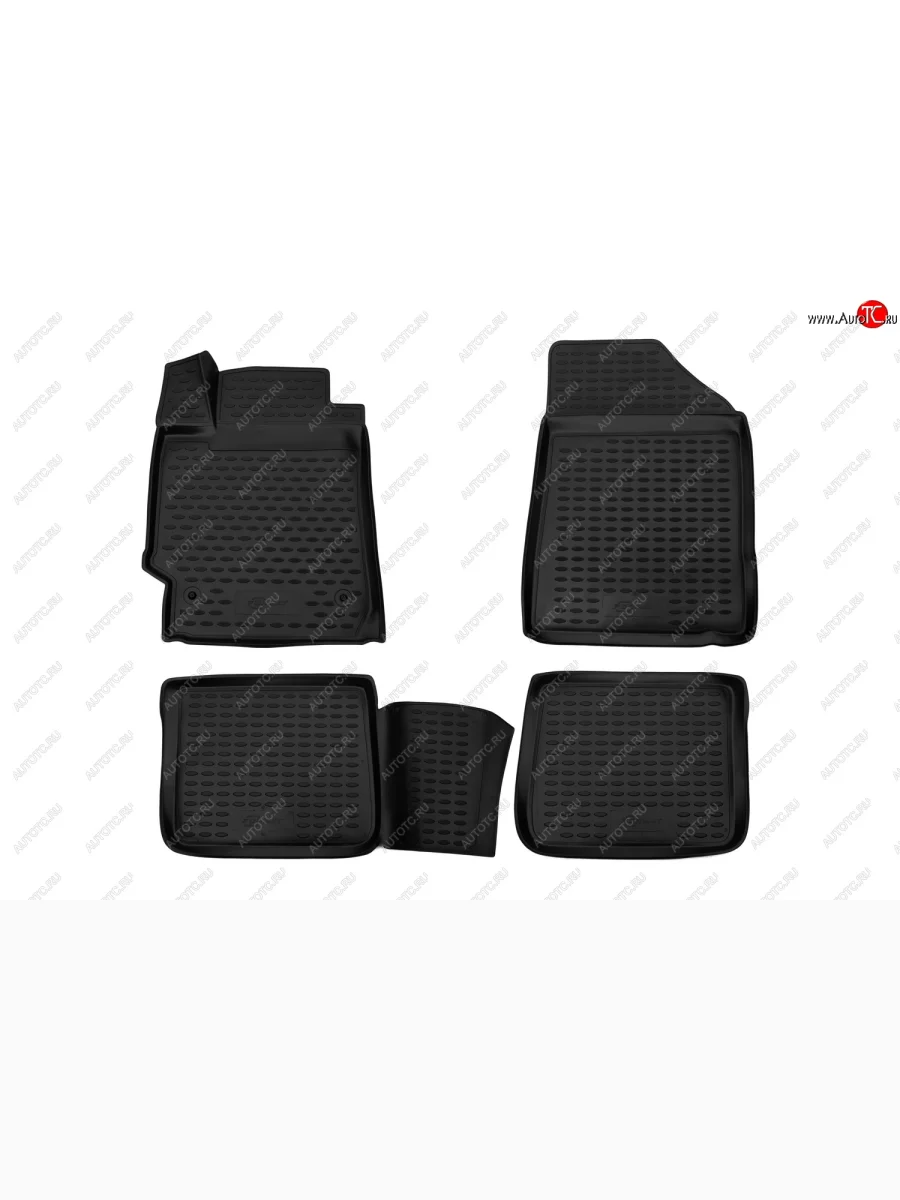 Комплект 3D ковриков в салон с повышенной износостойкостью Format Toyota Camry XV40 рестайлинг (2009-2011)  в Керчи Республика Крым