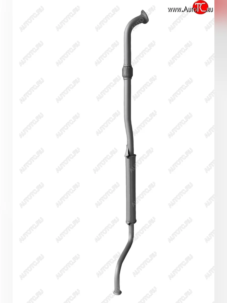 Резонатор (с гофрой) (инж.) ТВС Гост (Усиленный) Лада ВАЗ 2108 (1984-2003)  в Керчи Республика Крым