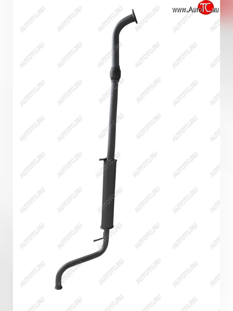 Резонатор (с гофрой) (16кл. после 2008г.) ТВС Гост (Усиленный) Лада ВАЗ 2110 седан (1995-2007)  в Перми Пермском крае