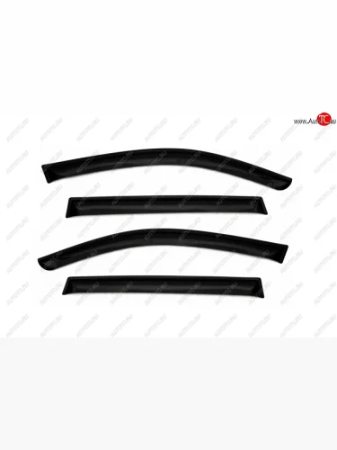 Дефлектора окон REIN (накладной) Mitsubishi Outlander  GF (2012-2014) дорестайлинг