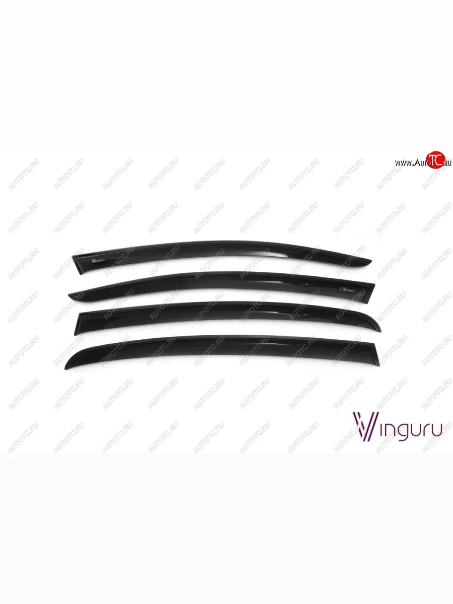 Дефлекторы окон Vinguru  Peugeot 508 (2010-2018) седан  в Самаре Самарской области