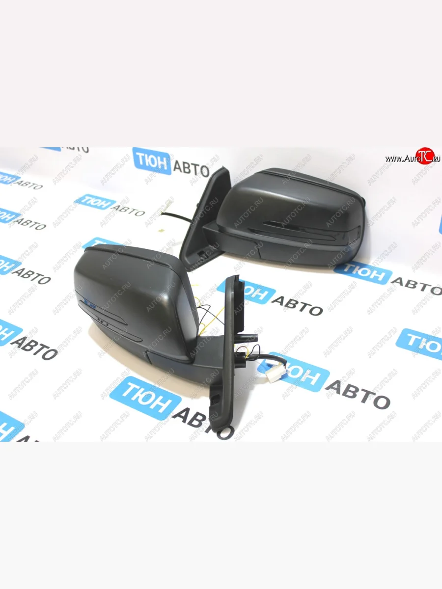 Боковые зеркала в стиле AMG Тюн-Авто (2 шт., электрорегулировка, анти-блик, подогрев) Лада ВАЗ нива 4х4 2121-80 ФОРА (1995-2011) (Черный глянцевый, Неокрашенное)  в Керчи Республика Крым
