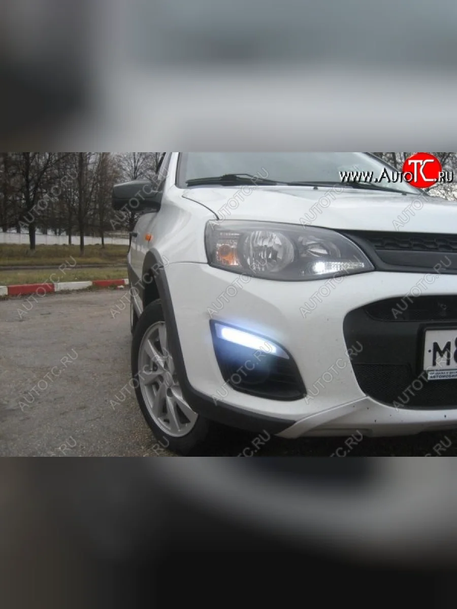 Дневные ходовые огни ЛЭД-АВТО Лада ВАЗ Калина 2192 хэтчбек (2013-2018)  в Керчи Республика Крым