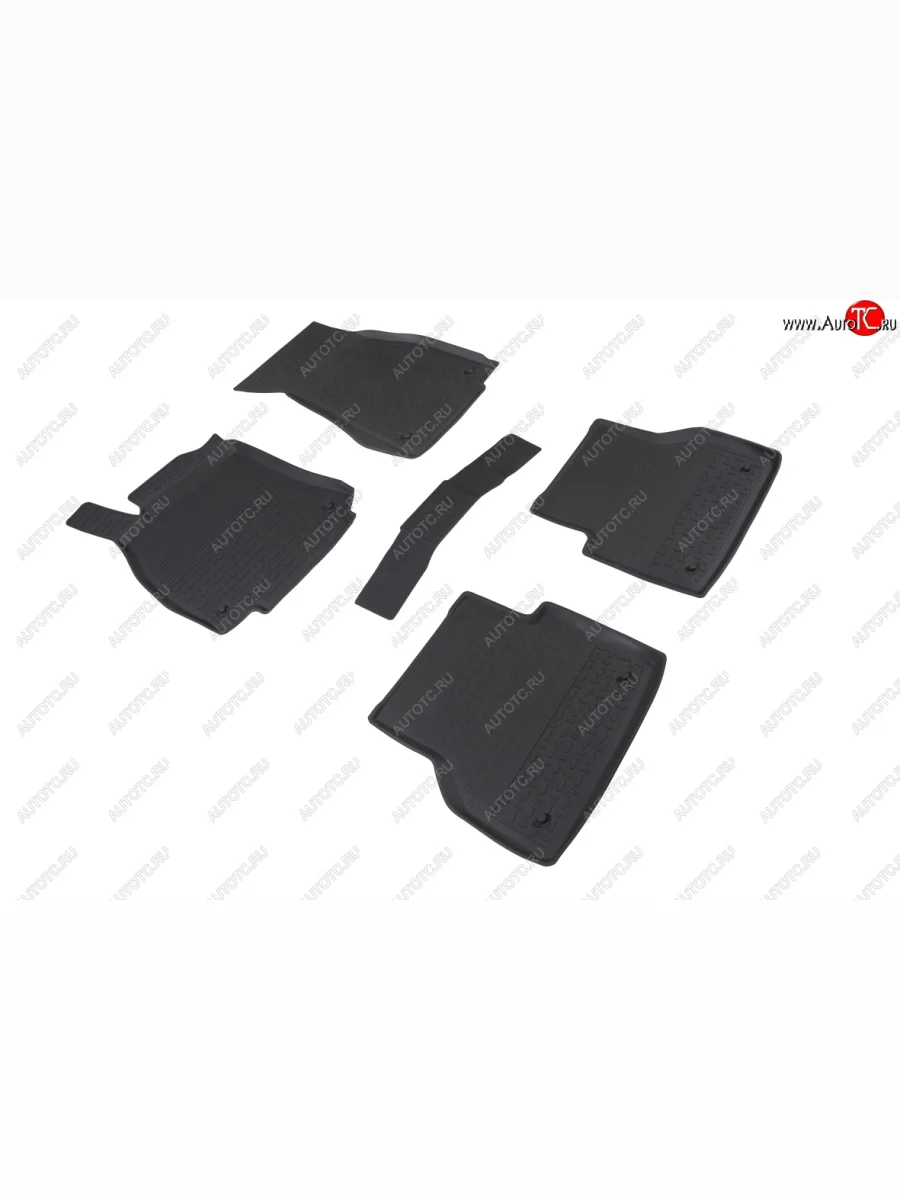 Резиновые коврики в салон с высоким бортом Seintex Audi A6 (C8) седан дорестайлинг (2018-2023)  с доставкой в г. Керчь