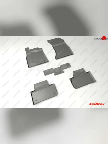 Резиновые коврики в салон с высоким бортом SeiNtex Audi Q5 FY рестайлинг (2020-2022)