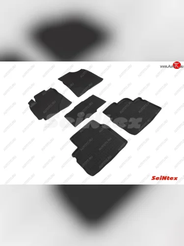 Резиновые коврики в салон с высоким бортом SeiNtex Geely Emgrand EC7 седан 2-ой рестайлинг (2018-2020)