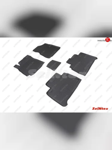 Резиновые коврики в салон с высоким бортом SeiNtex Geely Emgrand X7 2-ой рестайлинг (2019-2021)