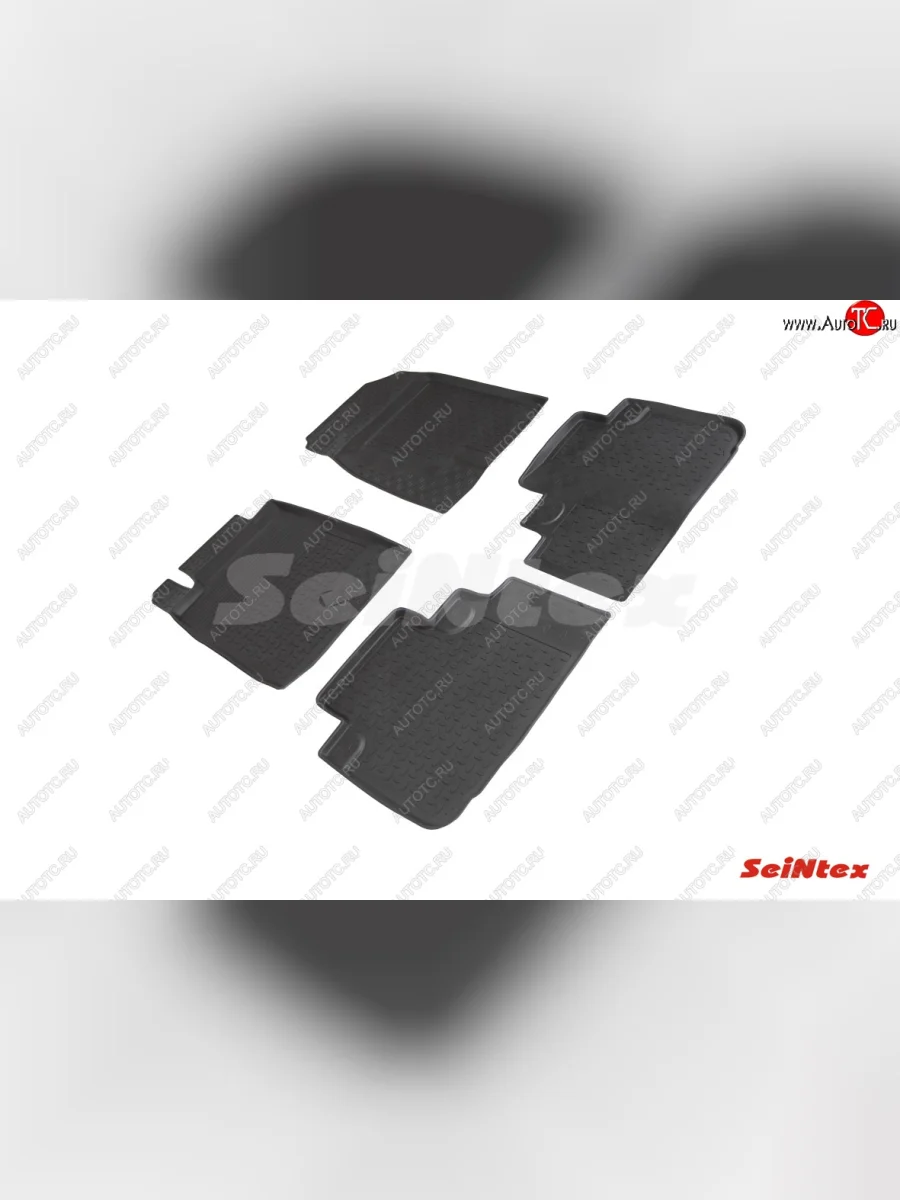 Резиновые коврики в салон с высоким бортом SeiNtex Haval F7  дорестайлинг (2018-2022)  в Керчи Республика Крым