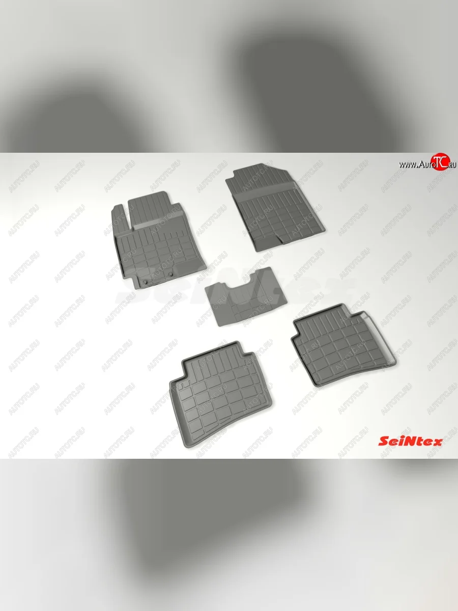 Резиновые коврики в салон SeiNtex (Стандарт) KIA Rio 4 FB дорестайлинг седан (2016-2020)  с доставкой в г. Керчь