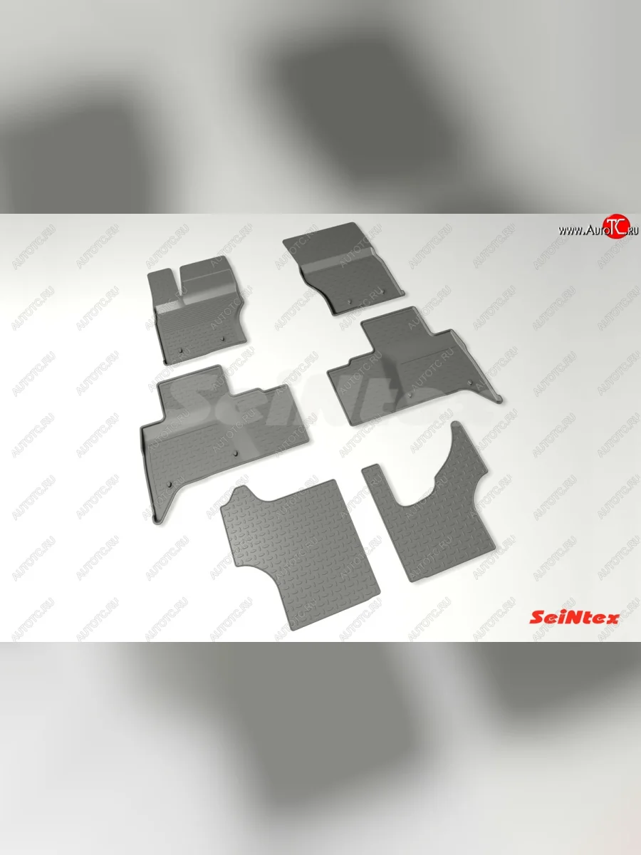 Резиновые коврики в салон с высоким бортом SeiNtex Land Rover Discovery 5 L462 дорестайлинг (2016-2020)  в Керчи Республика Крым