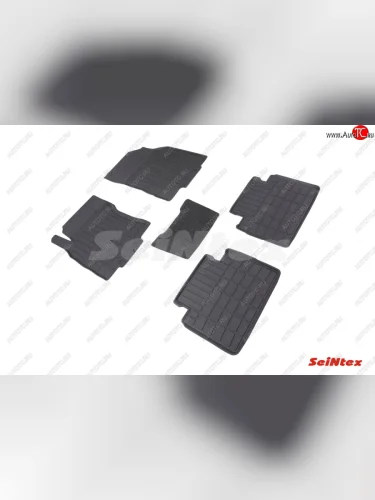 Резиновые коврики в салон SeiNtex (Стандарт) Nissan X-trail 3 T32 дорестайлинг (2013-2018)