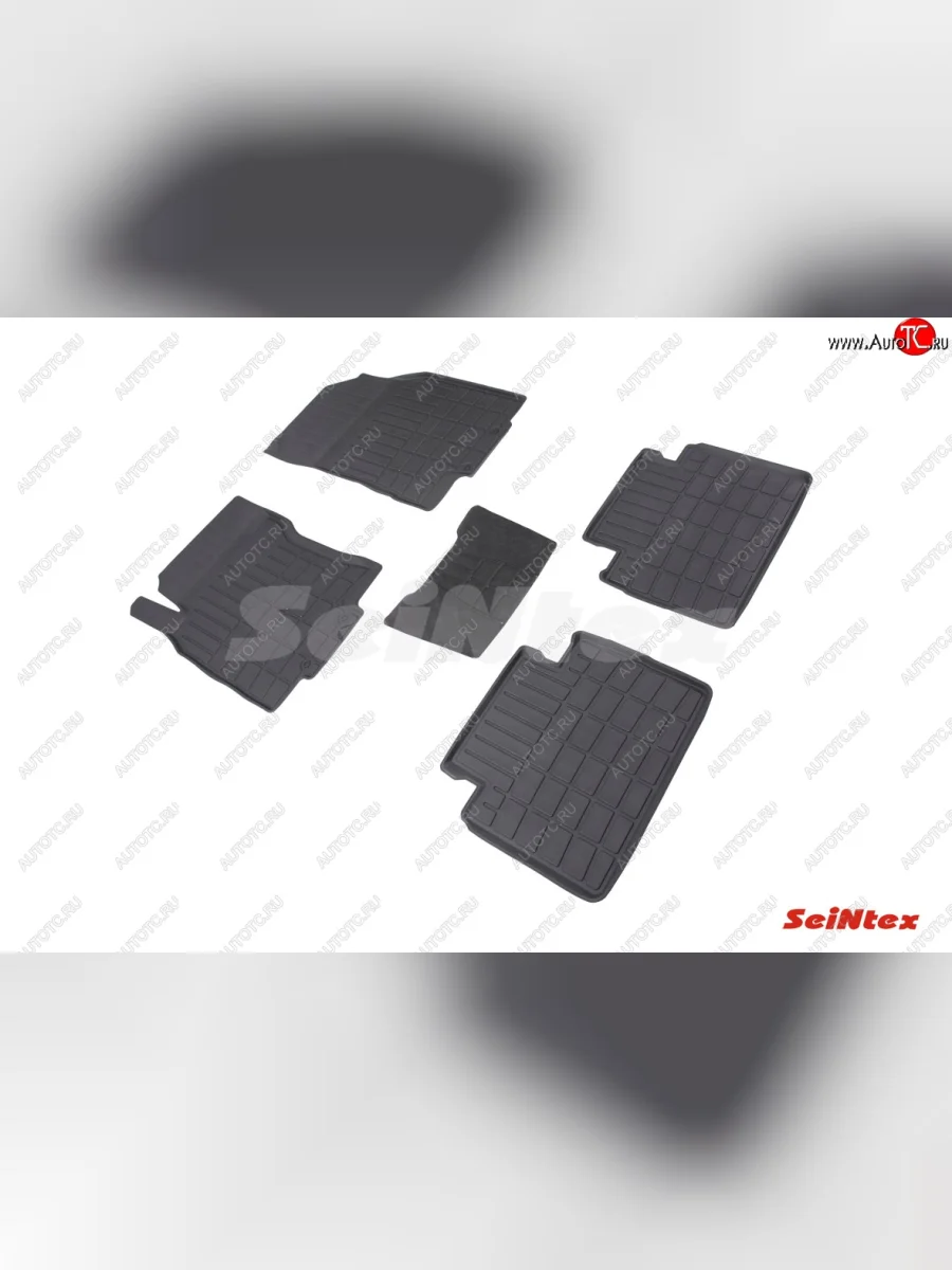 Резиновые коврики в салон SeiNtex (Стандарт) Nissan X-trail 3 T32 дорестайлинг (2013-2018)  в Керчи Республика Крым