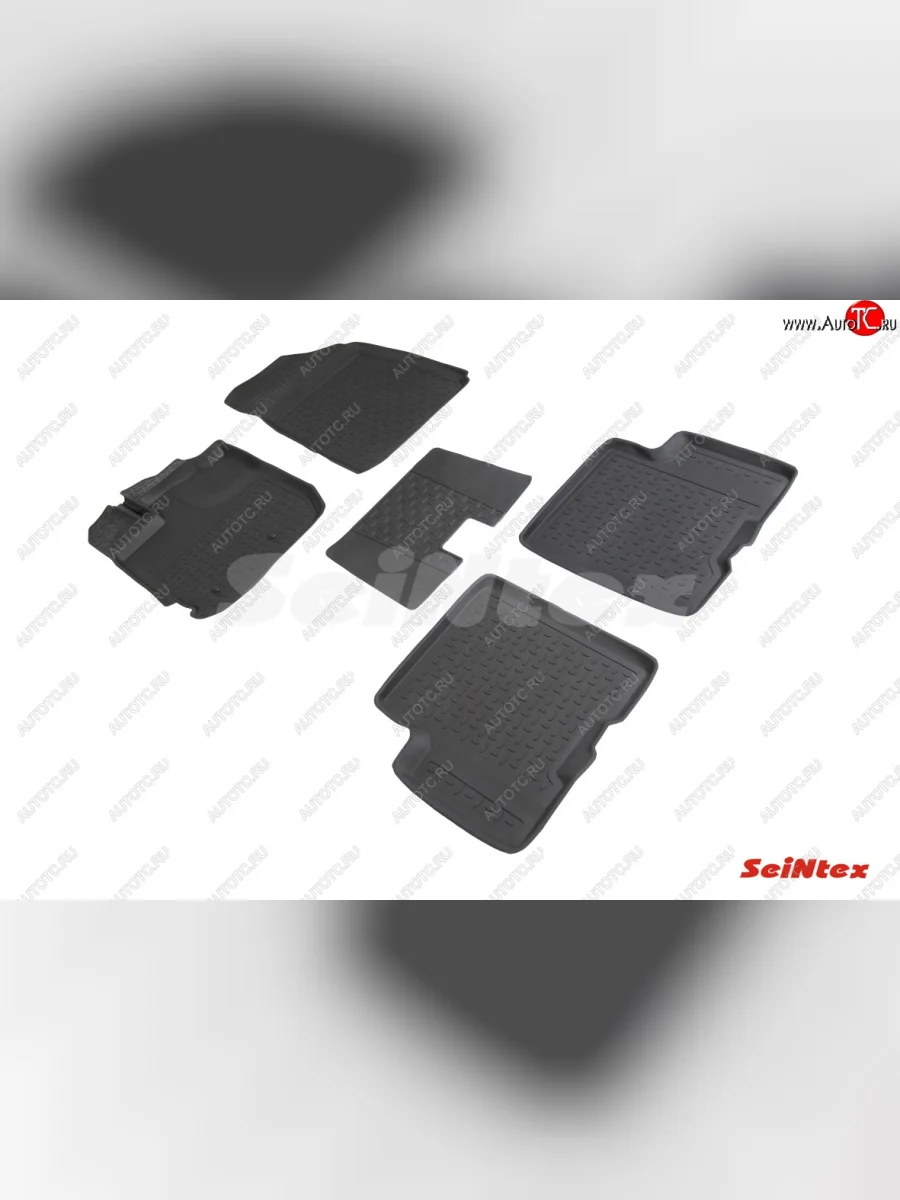 Резиновые коврики в салон с высоким бортом SeiNtex Renault Arkana (2019-2025)  в Керчи Республика Крым