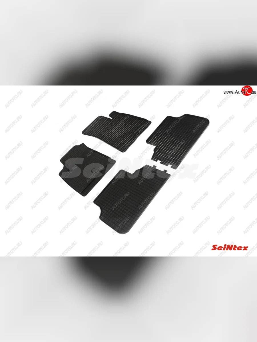 Резиновые коврики в салон с рисунком Сетка SeiNtex  Renault Scenic (1996-2003) 1  в Самаре Самарской области