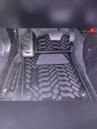 Коврики салона Aileron (3D с подпятником) Chery Tiggo 2 (2017-2025)