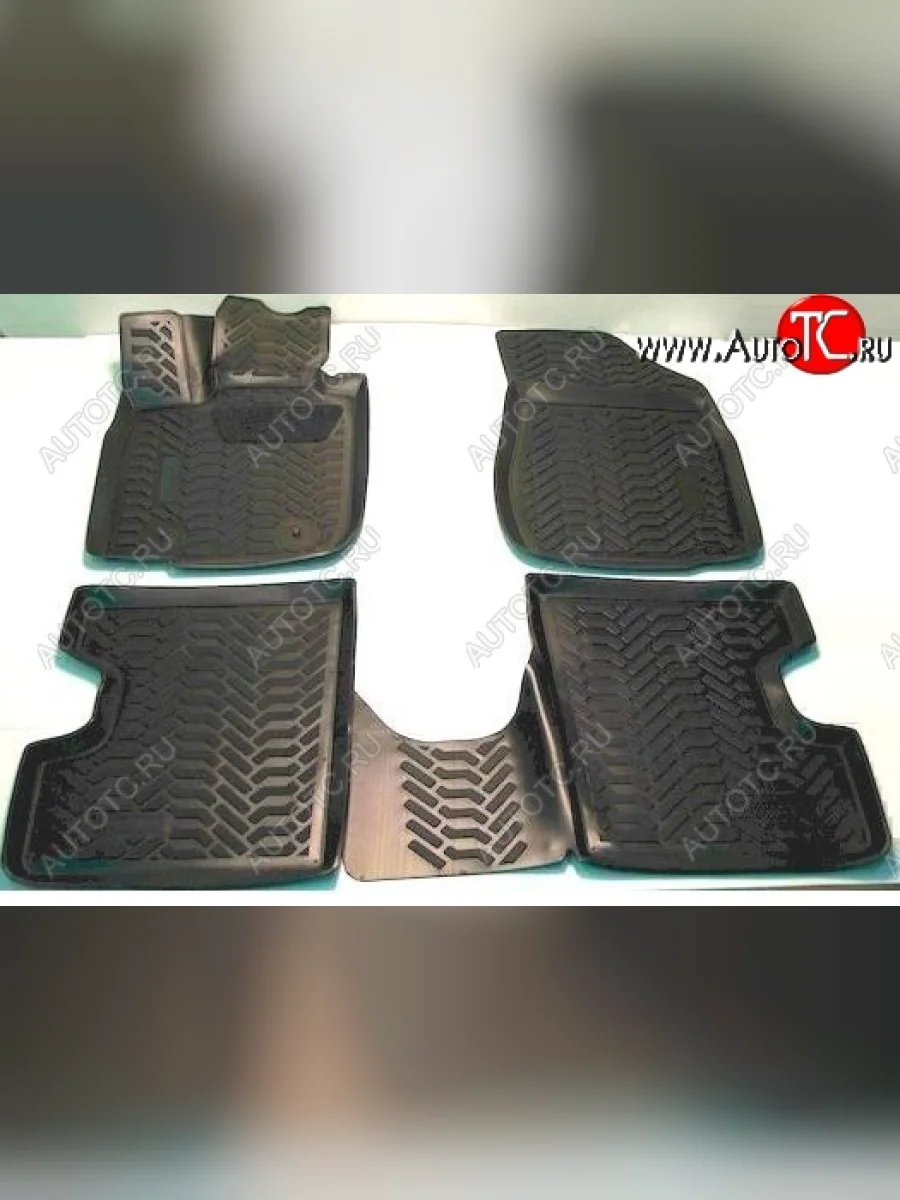 Коврики салона Aileron (3D с подпятником) Hyundai IX35 LM дорестайлинг (2009-2013)  в Перми Пермском крае