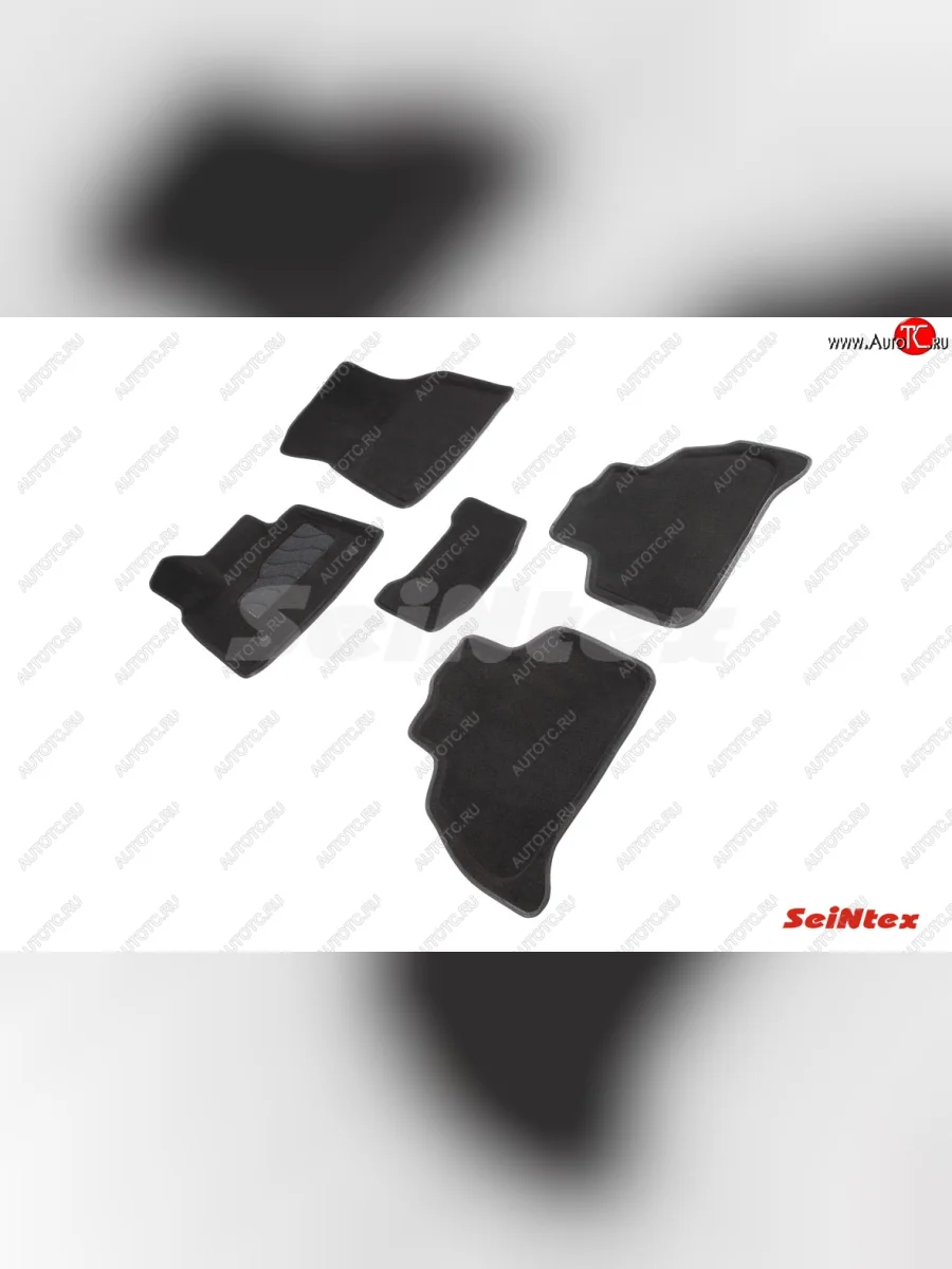 Комплект 3D ковриков в салон (ворсовые / чёрные) Seintex BMW X5 G05 (2018-2022)  в Самаре Самарской области