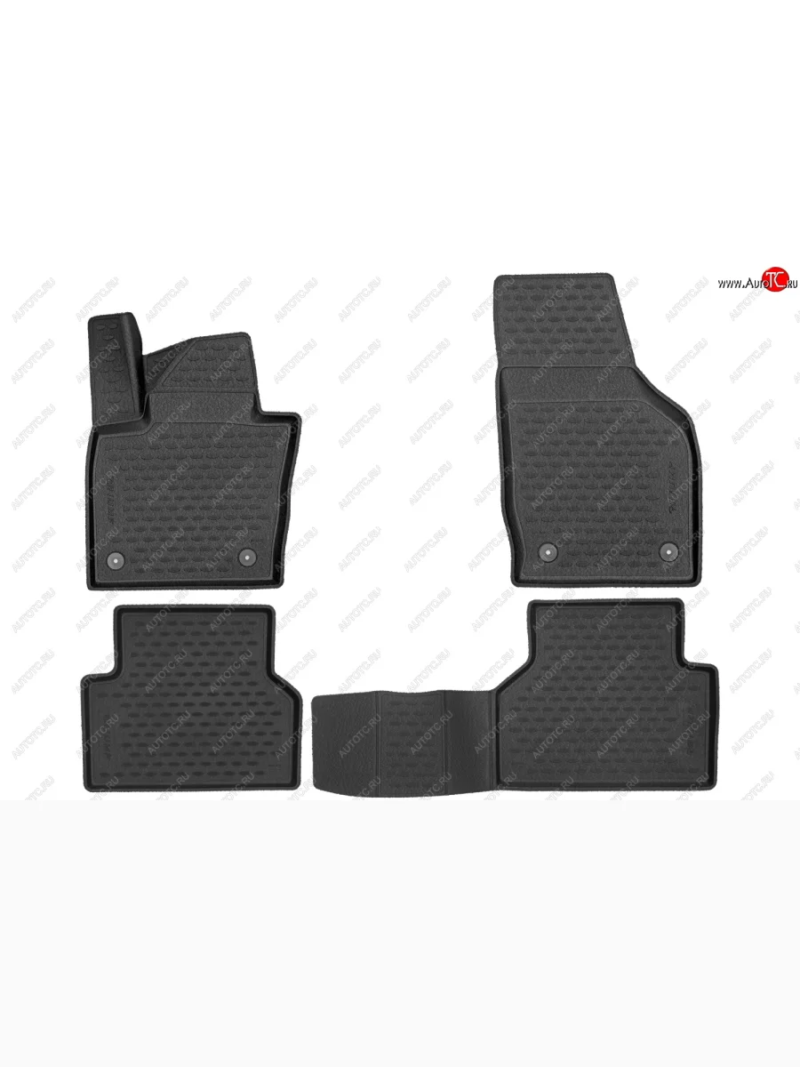 Коврики 3D в салон (АКПП) Triumf (полиуретан с эффектом шагреневой кожи, 4 мм) Audi Q3 8U рестайлинг (2014-2018)  с доставкой в г. Пермь