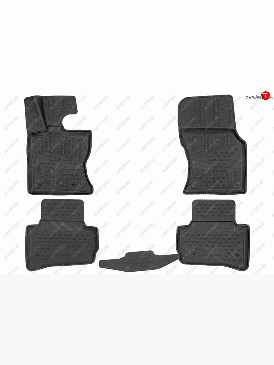 Коврики 3D в салон Triumf (полиуретан с эффектом шагреневой кожи, 4 мм)  Land Rover Range Rover Velar (2017-2022) 1 L560  в Керчи Республика Крым