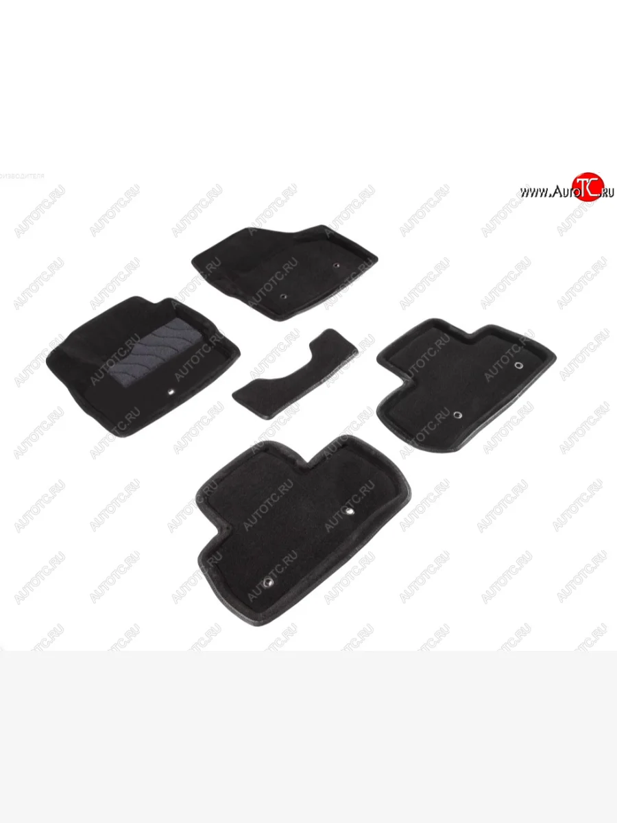 Коврики в салон SEINTEX 3D ВОРС (комплект) Land Rover Freelander L359 дорестайлинг (2006-2010) (Цвет: черный)  с доставкой в г. Керчь