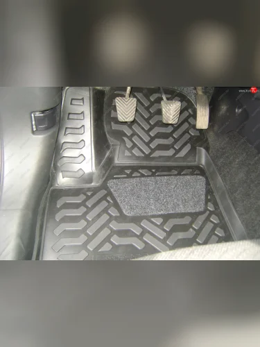 Коврики салона Aileron (3D с подпятником) Mitsubishi ASX дорестайлинг (2010-2012)