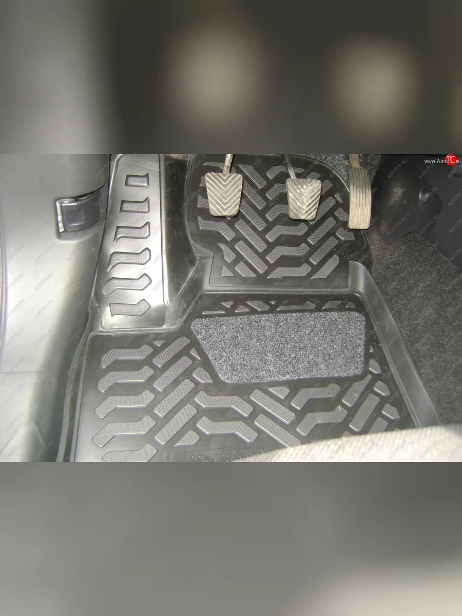 Коврики салона Aileron (3D с подпятником) Mitsubishi ASX дорестайлинг (2010-2012)  в Самаре Самарской области
