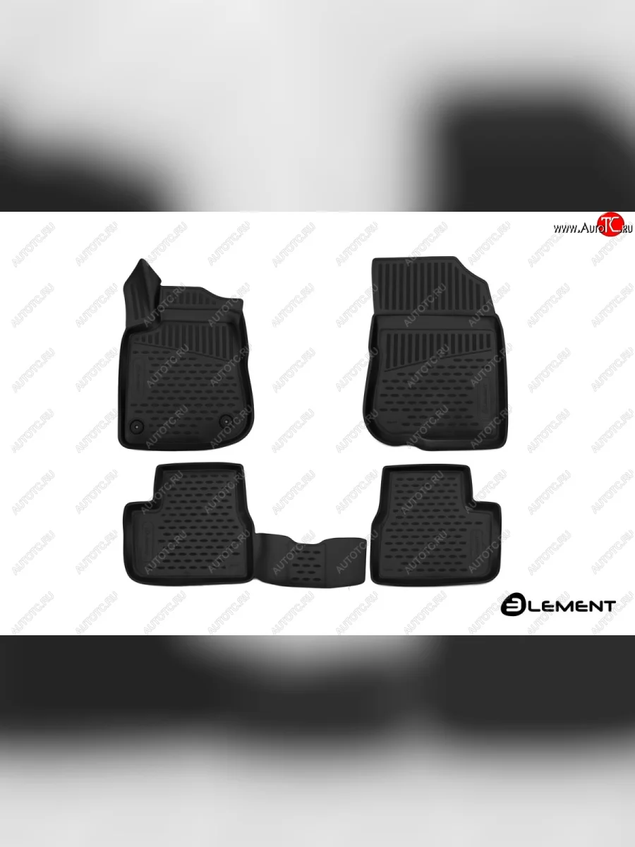 Коврики 3D в салон Element Peugeot 2008  дорестайлинг (2013-2016)  в Керчи Республика Крым