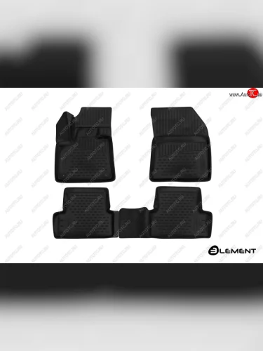 Коврики 3D в салон Element Peugeot 3008  2 C1A,C2A (2016-2020) доресайлинг