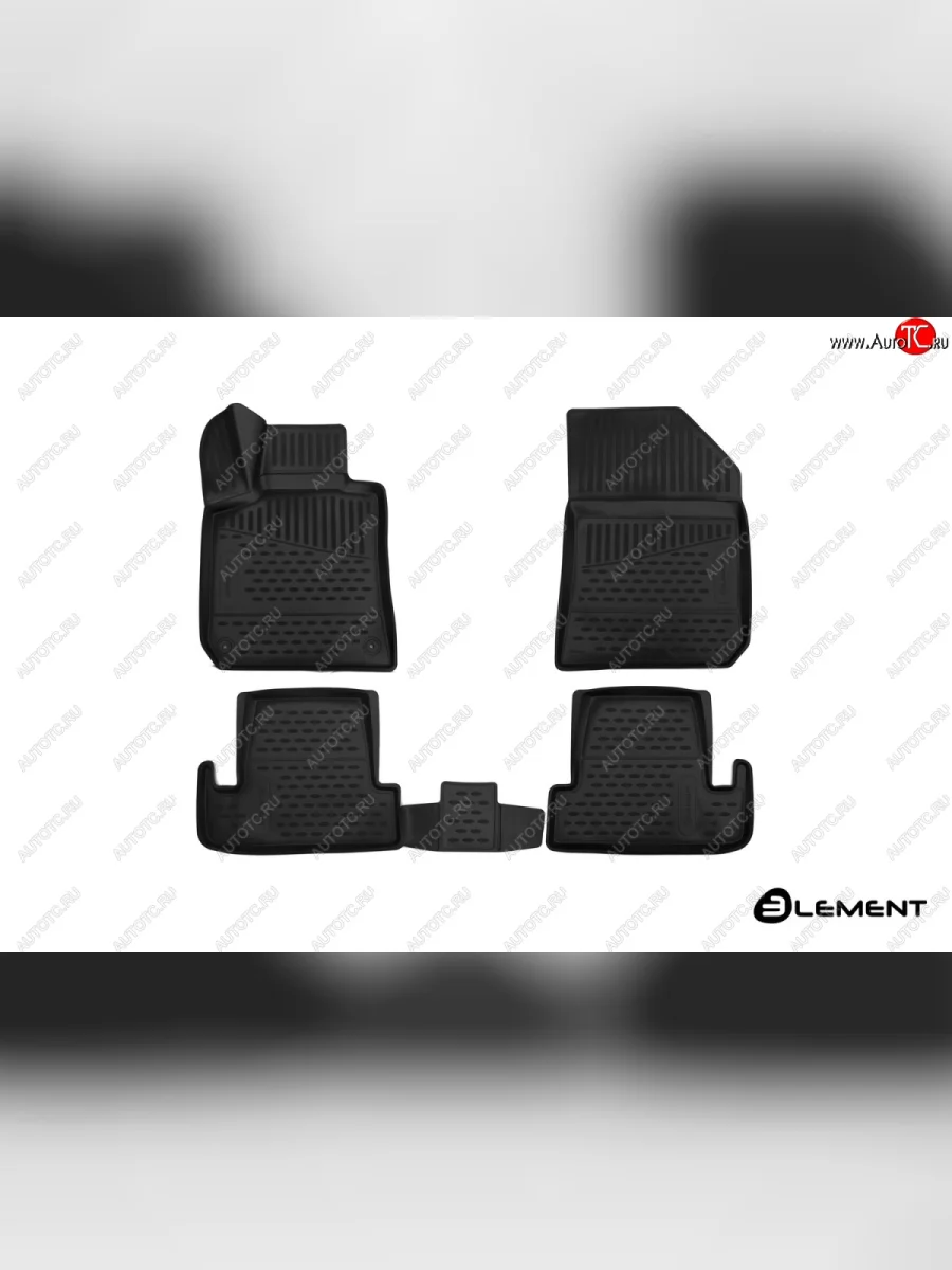 Коврики 3D в салон (полиуретан) Element  Peugeot 308 (2013-2018) T9  в Керчи Республика Крым