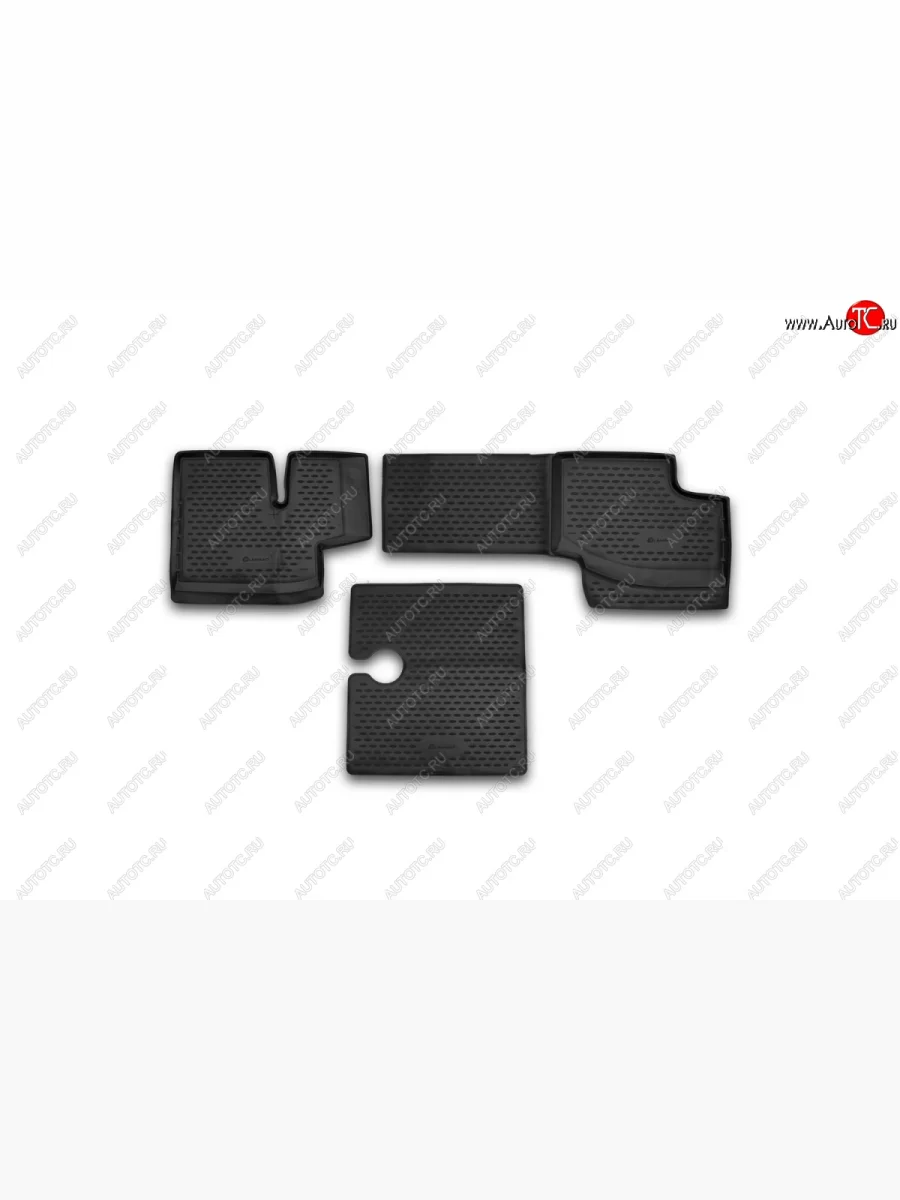 Коврики в салон (полиуретан) Element  КамАЗ 6520 (2007-2025)  в Керчи Республика Крым